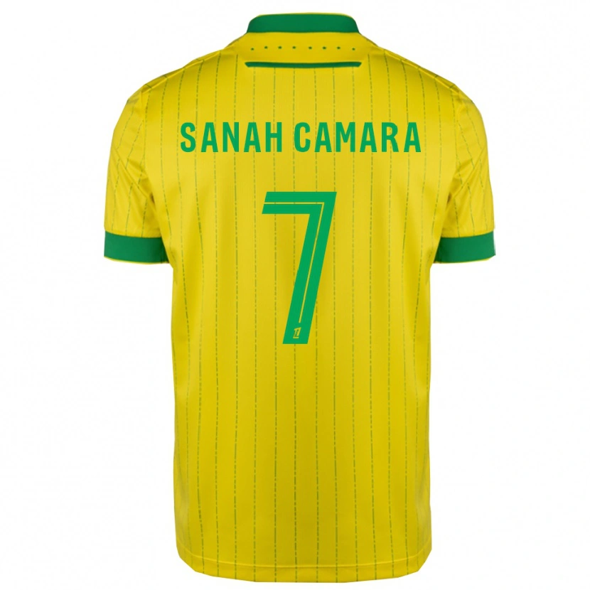 Danxen Damen Sanah Camara #7 Gelb Grün Heimtrikot Trikot 2025/26 T-Shirt