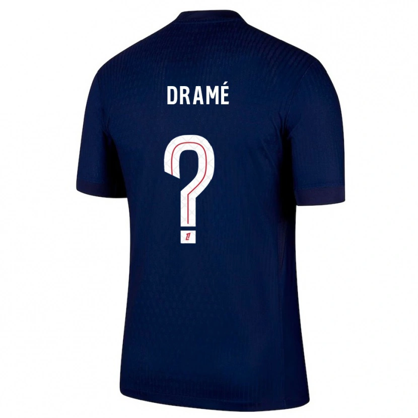 Danxen Damen Bakoutoubo Dramé #0 Marine Rot Heimtrikot Trikot 2025/26 T-Shirt