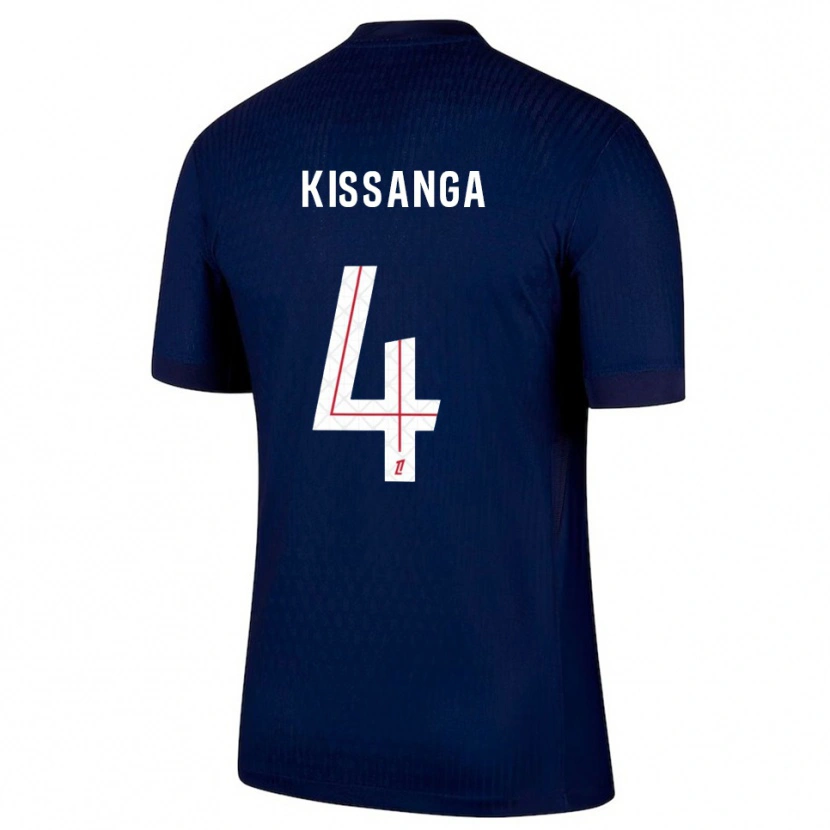 Danxen Damen Hugo Kissanga #4 Marine Rot Heimtrikot Trikot 2025/26 T-Shirt
