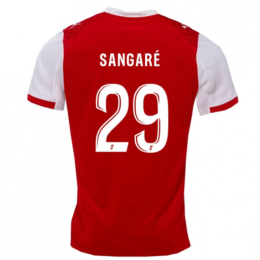 Danxen Damen Hawa Sangaré #29 Rot Weiß Heimtrikot Trikot 2025/26 T-Shirt