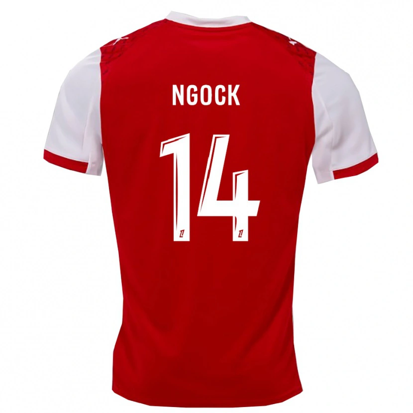 Danxen Damen Monique Ngock #14 Rot Weiß Heimtrikot Trikot 2025/26 T-Shirt
