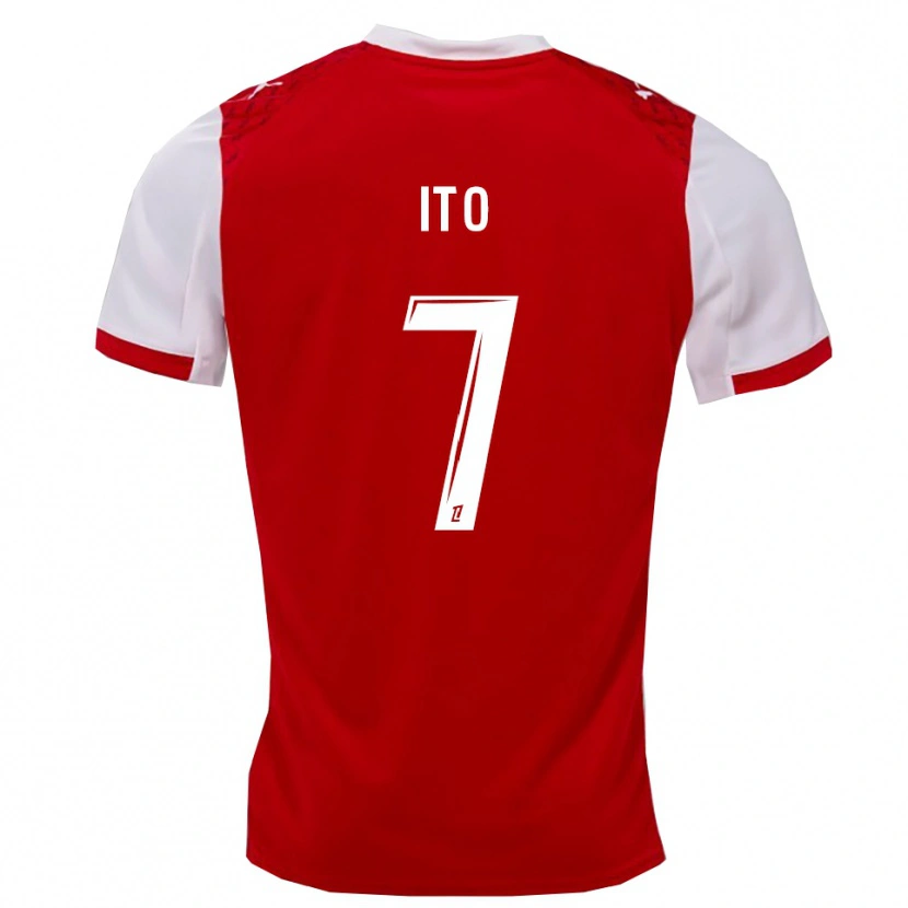 Danxen Damen Junya Ito #7 Rot Weiß Heimtrikot Trikot 2025/26 T-Shirt