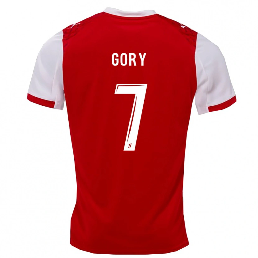 Danxen Damen Abdoulaye Gory #7 Rot Weiß Heimtrikot Trikot 2025/26 T-Shirt