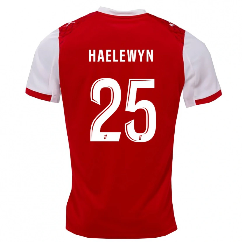 Danxen Damen Marion Haelewyn #25 Rot Weiß Heimtrikot Trikot 2025/26 T-Shirt