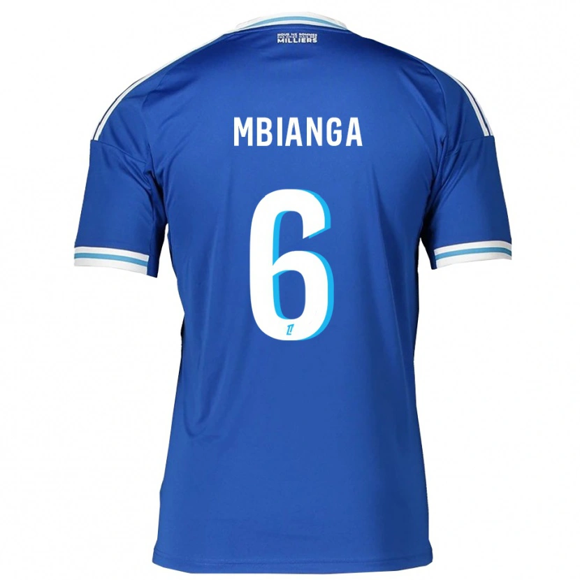 Danxen Damen Yvan Mbianga #6 Blau Weiß Heimtrikot Trikot 2025/26 T-Shirt