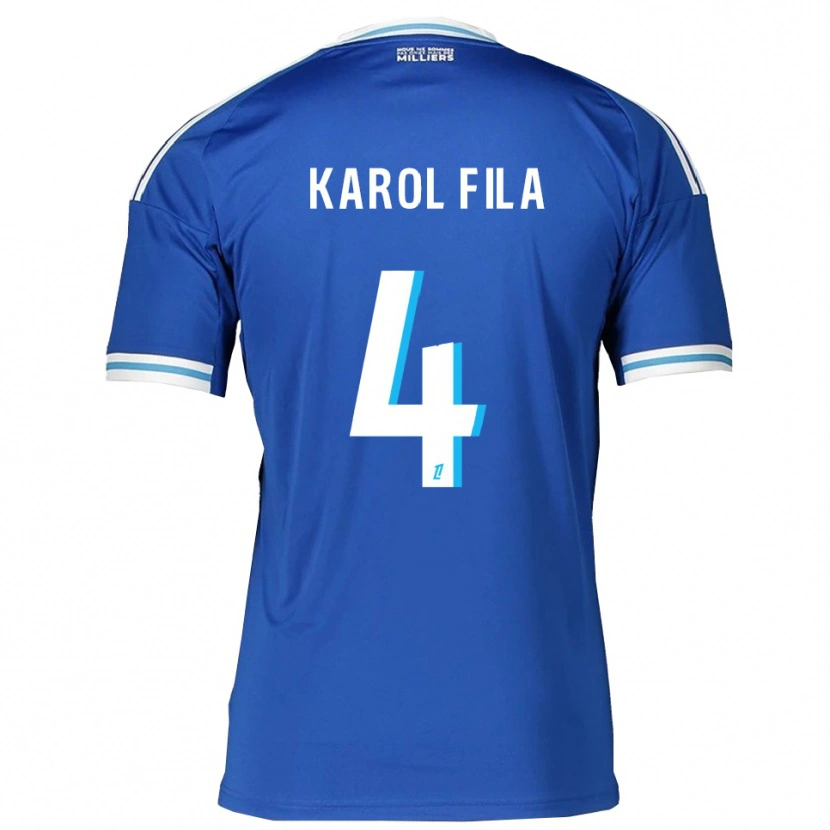 Danxen Damen Karol Fila #4 Blau Weiß Heimtrikot Trikot 2025/26 T-Shirt