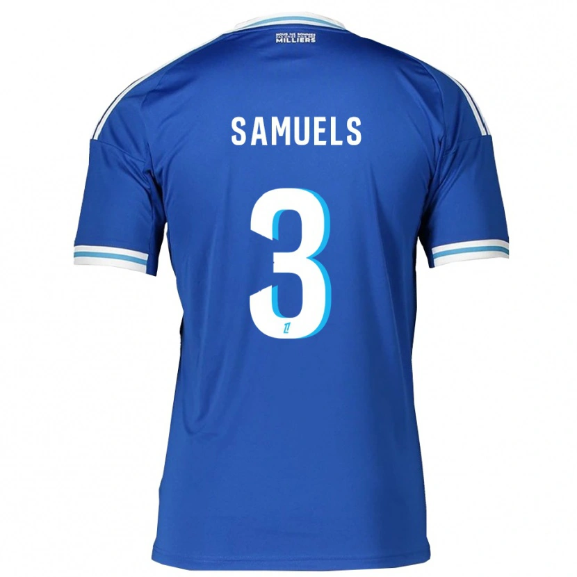 Danxen Damen Ishé Samuels-Smith #3 Blau Weiß Heimtrikot Trikot 2025/26 T-Shirt