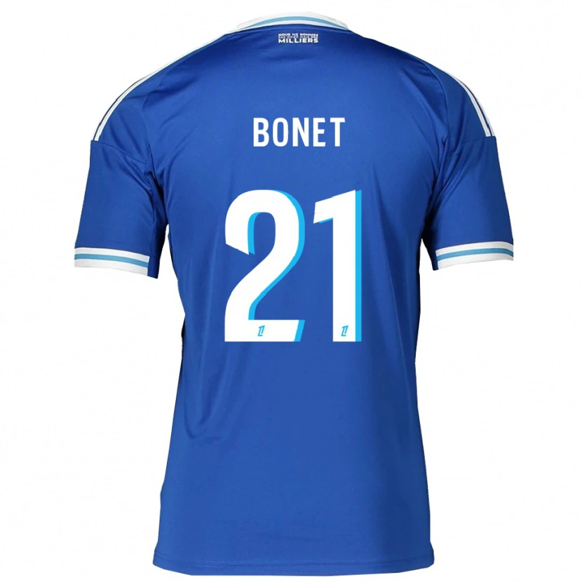 Danxen Damen Élise Bonet #21 Blau Weiß Heimtrikot Trikot 2025/26 T-Shirt