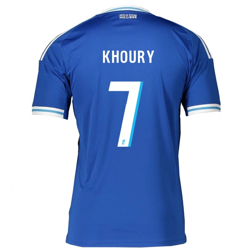 Danxen Damen Pilar Khoury #7 Blau Weiß Heimtrikot Trikot 2025/26 T-Shirt