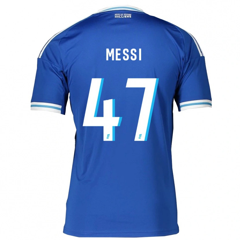 Danxen Damen Rayane Messi #47 Blau Weiß Heimtrikot Trikot 2025/26 T-Shirt