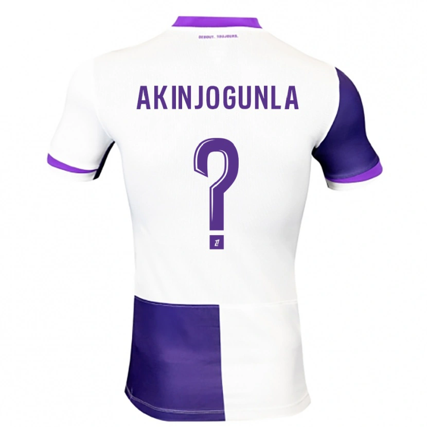 Danxen Damen Michaël Akinjogunla #0 Lila Weiß Heimtrikot Trikot 2025/26 T-Shirt