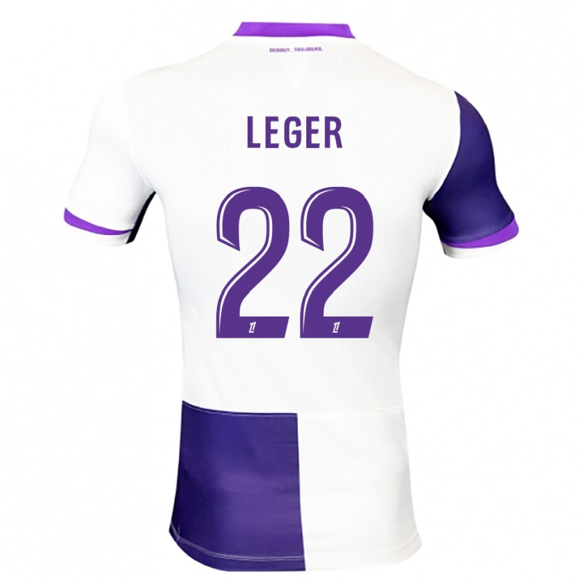 Danxen Damen Christelle Léger #22 Lila Weiß Heimtrikot Trikot 2025/26 T-Shirt