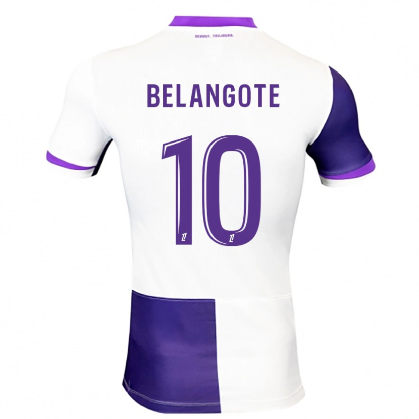 Danxen Damen Aël Belangote #10 Lila Weiß Heimtrikot Trikot 2025/26 T-Shirt