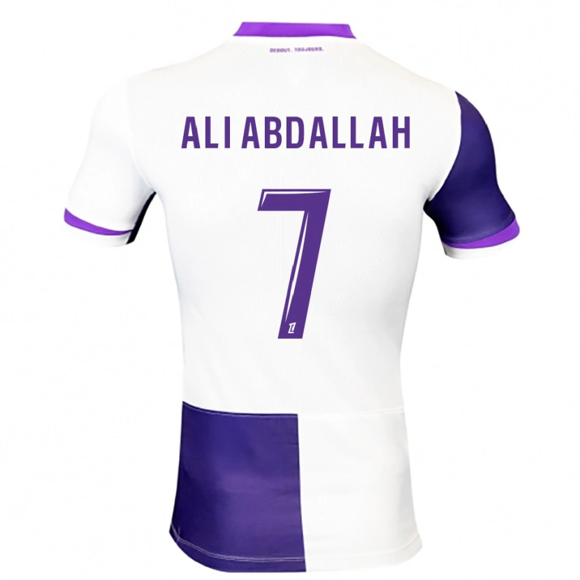 Danxen Damen Nivine Ali Abdallah #7 Lila Weiß Heimtrikot Trikot 2025/26 T-Shirt