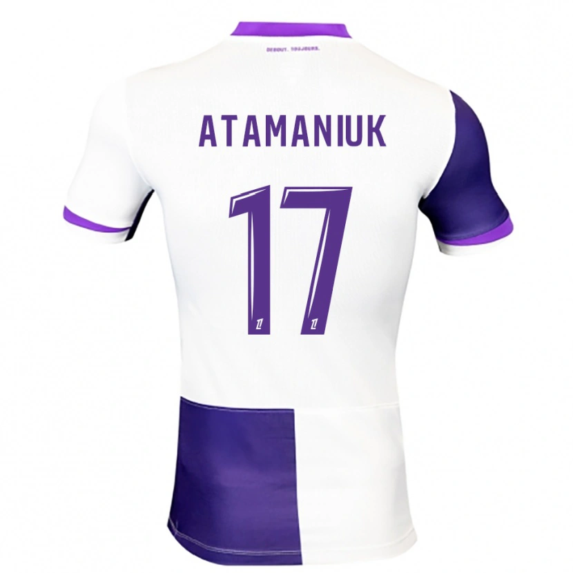 Danxen Damen Alexandra Atamaniuk #17 Lila Weiß Heimtrikot Trikot 2025/26 T-Shirt