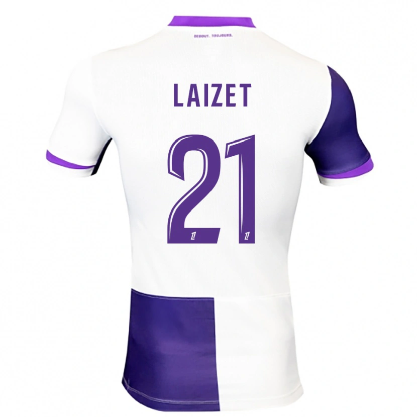 Danxen Damen Emma Laizet #21 Lila Weiß Heimtrikot Trikot 2025/26 T-Shirt