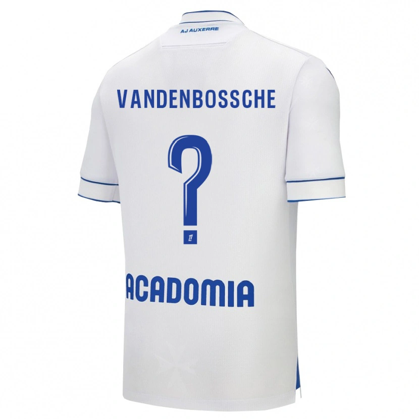 Danxen Damen Louka Vandenbossche #0 Weiß Blau Heimtrikot Trikot 2025/26 T-Shirt