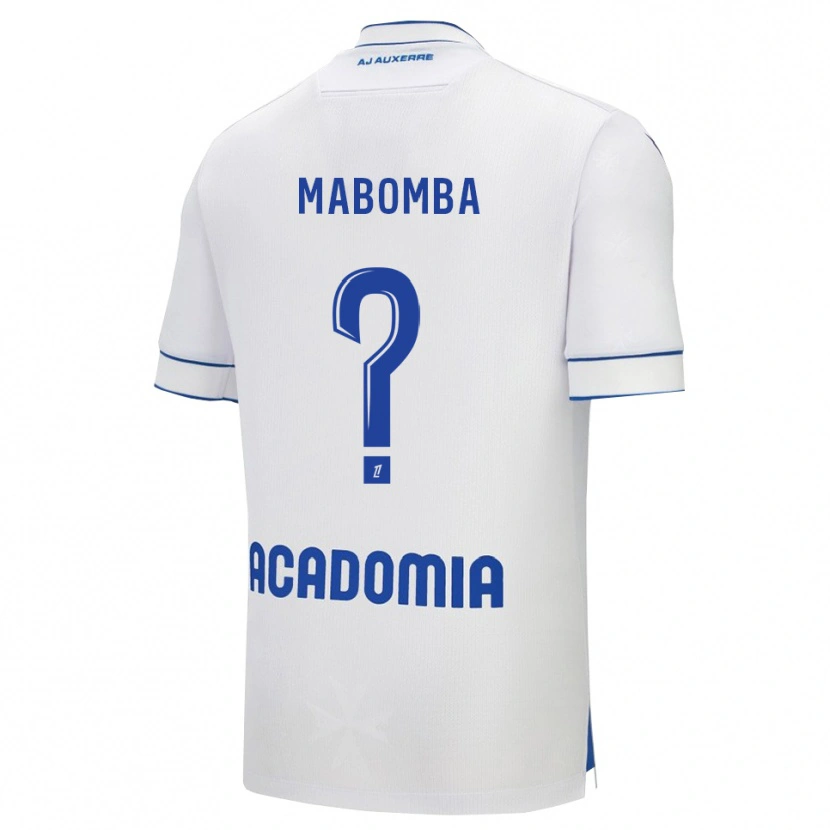 Danxen Damen Gloria Mabomba #0 Weiß Blau Heimtrikot Trikot 2025/26 T-Shirt