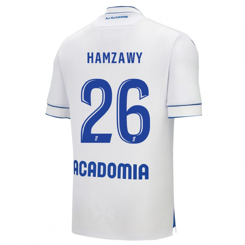 Danxen Damen Radwan Hamzawy #26 Weiß Blau Heimtrikot Trikot 2025/26 T-Shirt