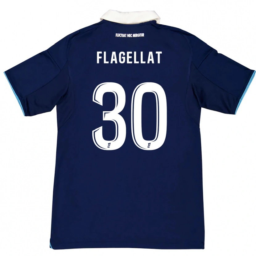 Danxen Damen Alizée Flagellat #30 Dunkelblau Weiß Heimtrikot Trikot 2025/26 T-Shirt