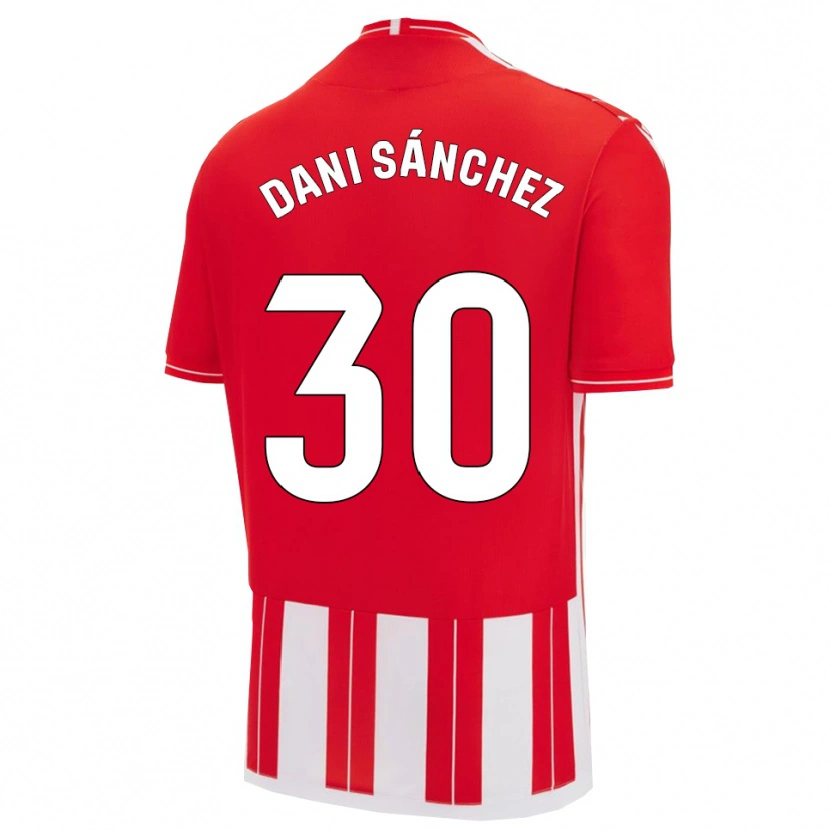 Danxen Damen Dani Sánchez #30 Rot Weiß Heimtrikot Trikot 2025/26 T-Shirt