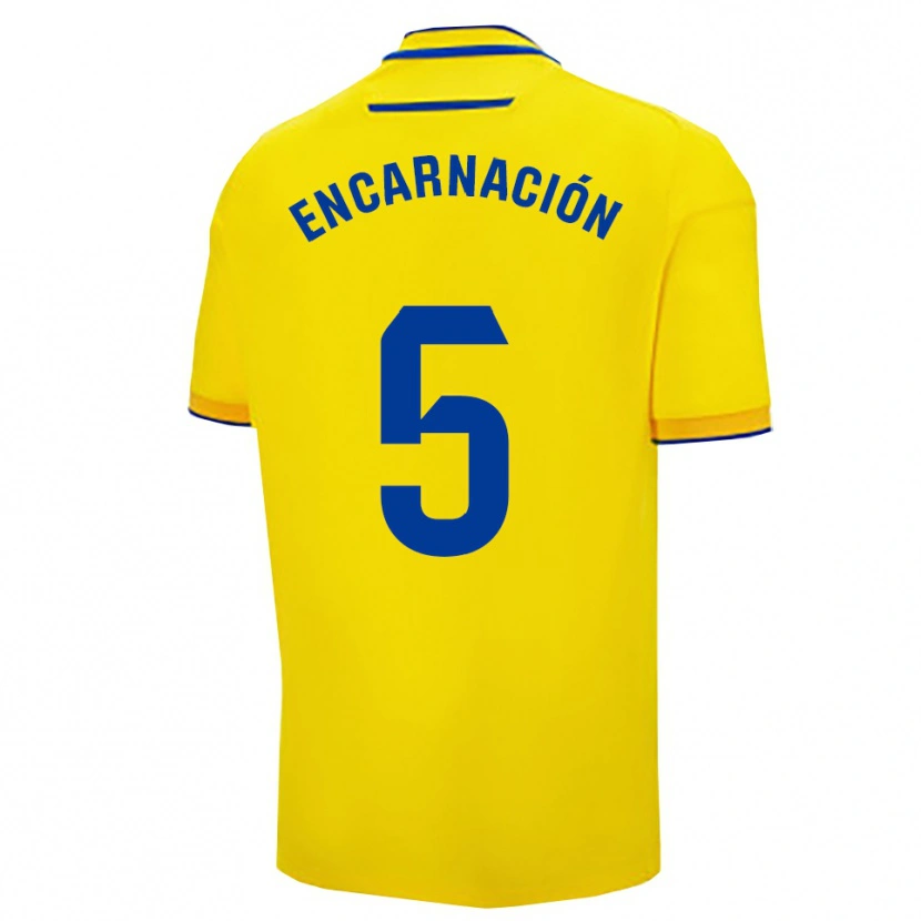 Danxen Damen Encarnación Picardo Amaya #5 Gelb Marine Heimtrikot Trikot 2025/26 T-Shirt