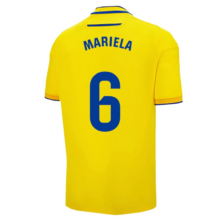 Danxen Damen Mariela Sánchez Sánchez #6 Gelb Marine Heimtrikot Trikot 2025/26 T-Shirt