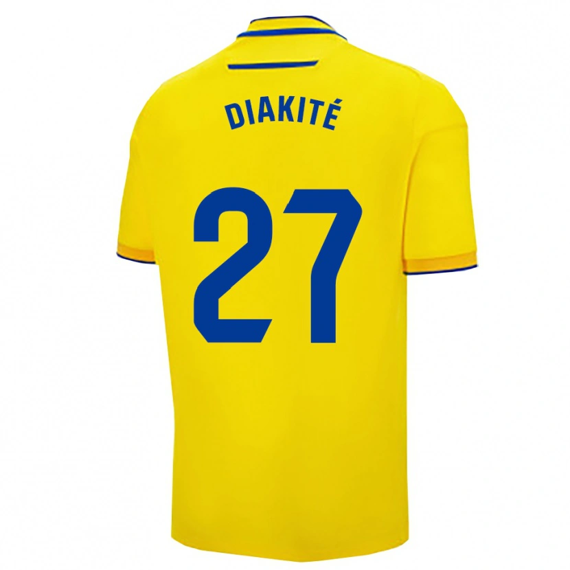 Danxen Damen Moussa Diakité #27 Gelb Marine Heimtrikot Trikot 2025/26 T-Shirt