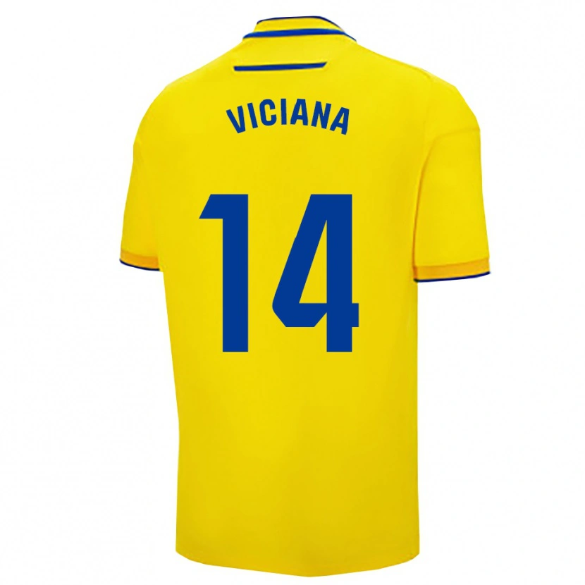 Danxen Damen Marco Viciana #14 Gelb Marine Heimtrikot Trikot 2025/26 T-Shirt