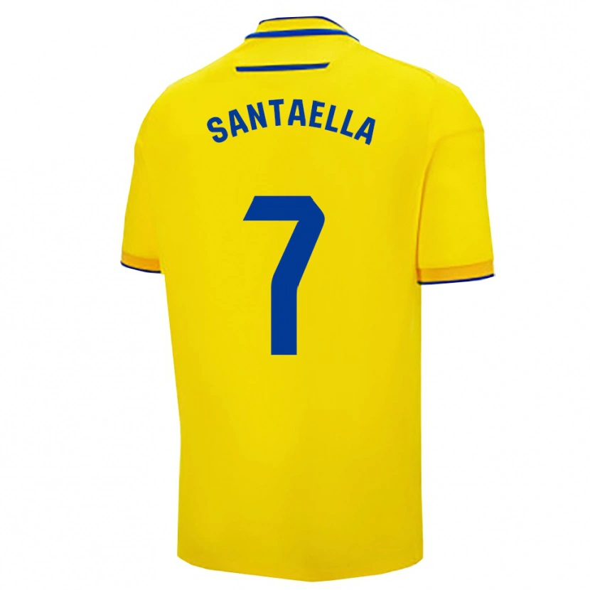 Danxen Damen Natalia Santaella Picón #7 Gelb Marine Heimtrikot Trikot 2025/26 T-Shirt