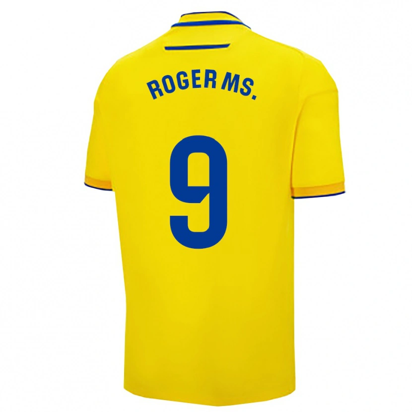 Danxen Damen Roger Martí #9 Gelb Marine Heimtrikot Trikot 2025/26 T-Shirt