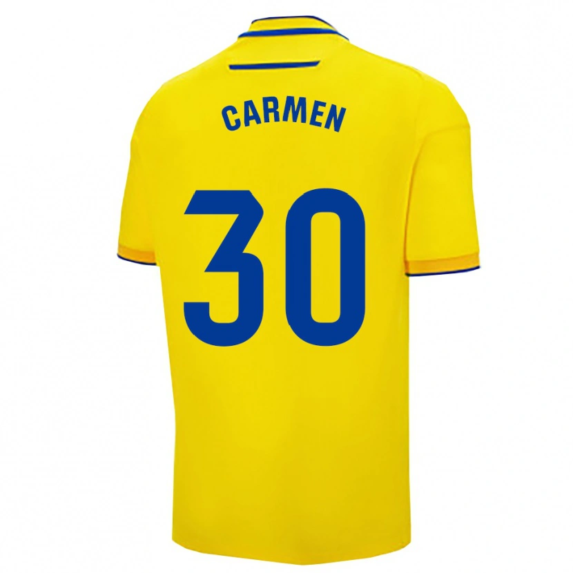 Danxen Damen Carmen Villalustre Serrano #30 Gelb Marine Heimtrikot Trikot 2025/26 T-Shirt