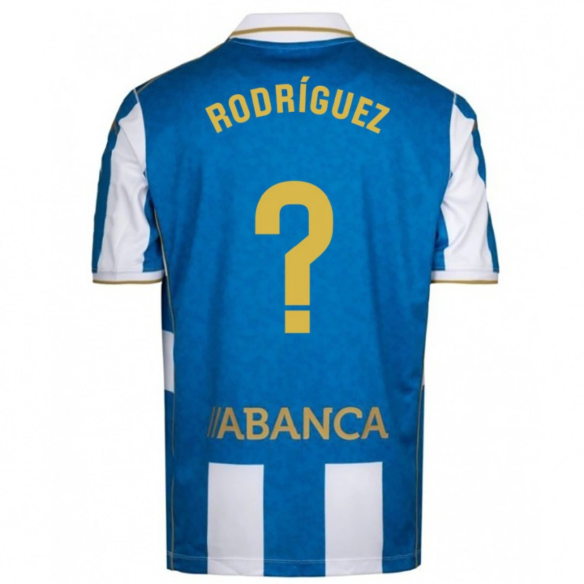 Danxen Damen Carlos Rodríguez #0 Weiß Blau Heimtrikot Trikot 2025/26 T-Shirt
