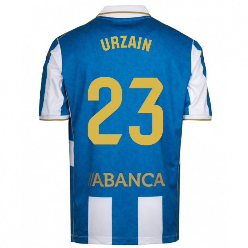Danxen Damen Fabián Urzain #23 Weiß Blau Heimtrikot Trikot 2025/26 T-Shirt