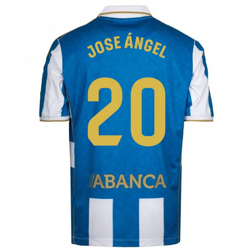 Danxen Damen José Ángel Jurado #20 Weiß Blau Heimtrikot Trikot 2025/26 T-Shirt