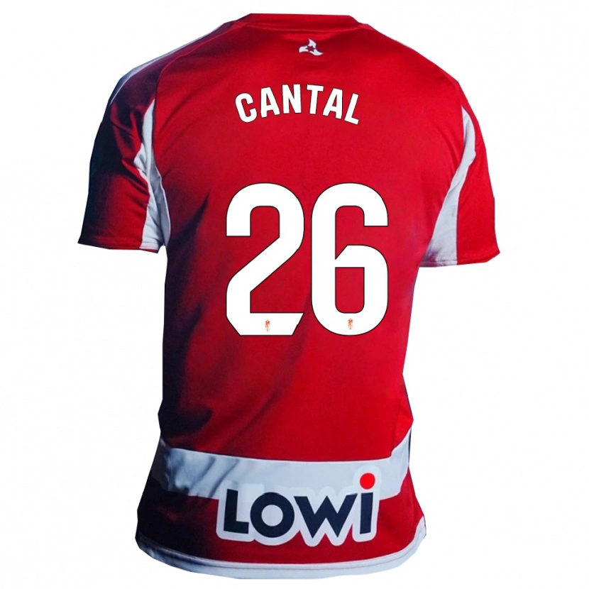 Danxen Damen Paco Cantal #26 Rot Weiß Heimtrikot Trikot 2025/26 T-Shirt