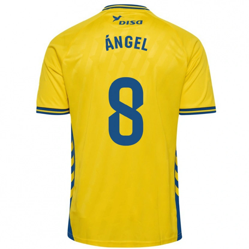 Danxen Damen José Ángel #8 Gelb Blau Heimtrikot Trikot 2025/26 T-Shirt
