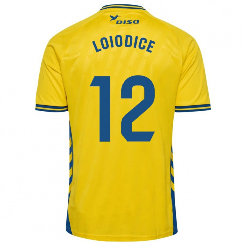 Danxen Damen Enzo Loiodice #12 Gelb Blau Heimtrikot Trikot 2025/26 T-Shirt