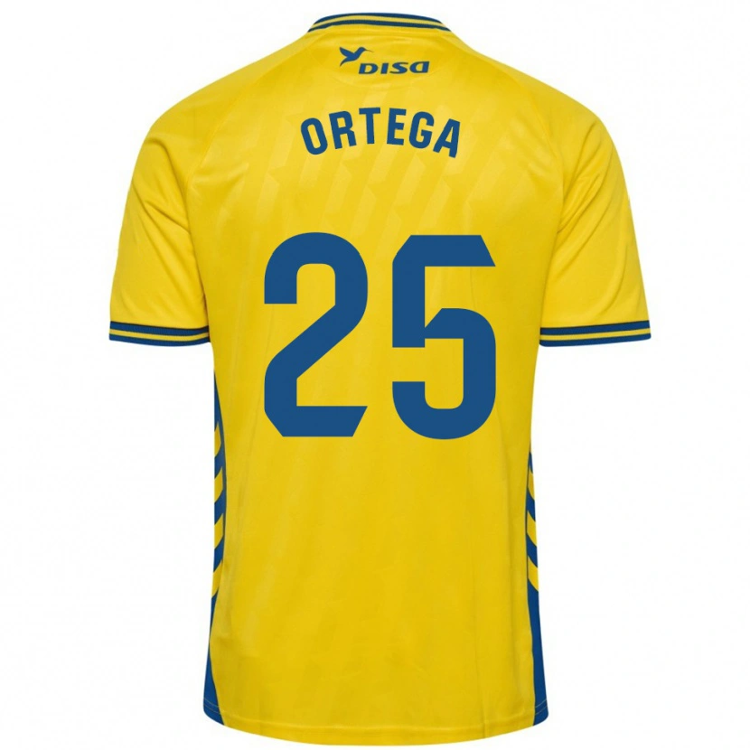 Danxen Damen Edián Ortega #25 Gelb Blau Heimtrikot Trikot 2025/26 T-Shirt