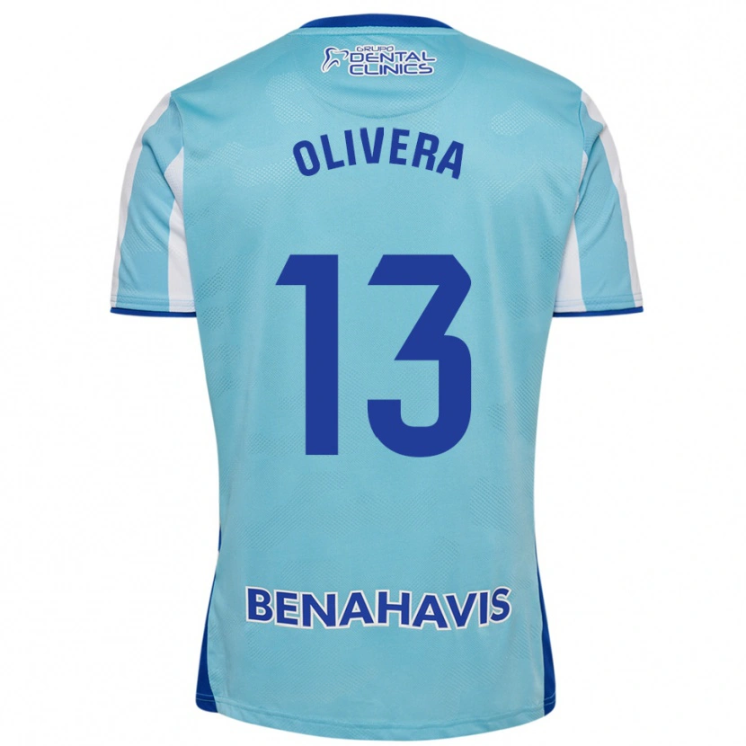 Danxen Damen Fernando Olivera #13 Himmelblau Weiß Heimtrikot Trikot 2025/26 T-Shirt