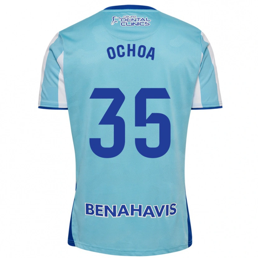 Danxen Damen Aarón Ochoa #35 Himmelblau Weiß Heimtrikot Trikot 2025/26 T-Shirt