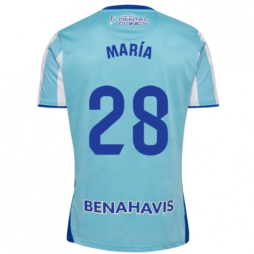 Danxen Damen María Albacete Pato #28 Himmelblau Weiß Heimtrikot Trikot 2025/26 T-Shirt