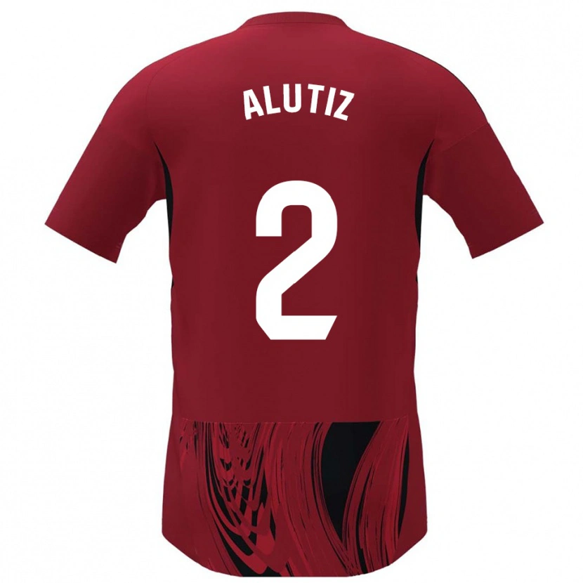 Danxen Damen Hodei Alutiz #2 Rot Schwarz Heimtrikot Trikot 2025/26 T-Shirt