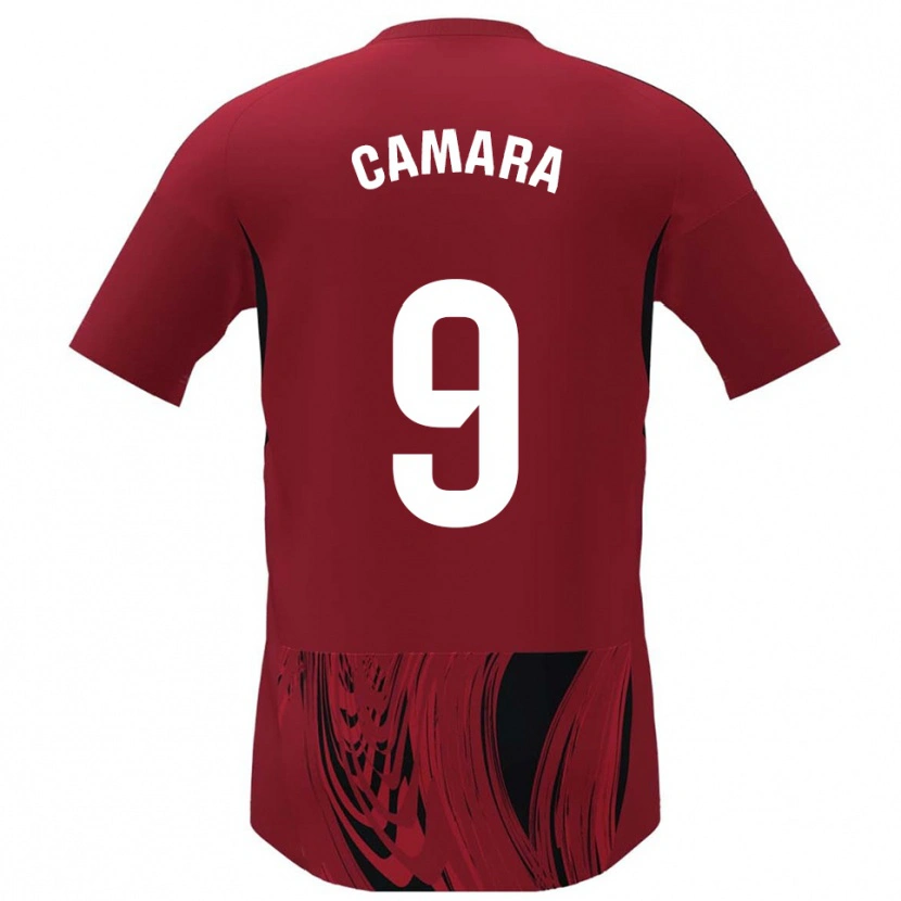 Danxen Damen Aaron Cámara #9 Rot Schwarz Heimtrikot Trikot 2025/26 T-Shirt