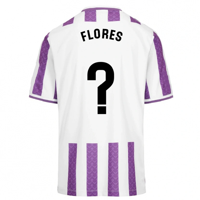 Danxen Damen Miguel Flores #0 Lila Weiß Heimtrikot Trikot 2025/26 T-Shirt