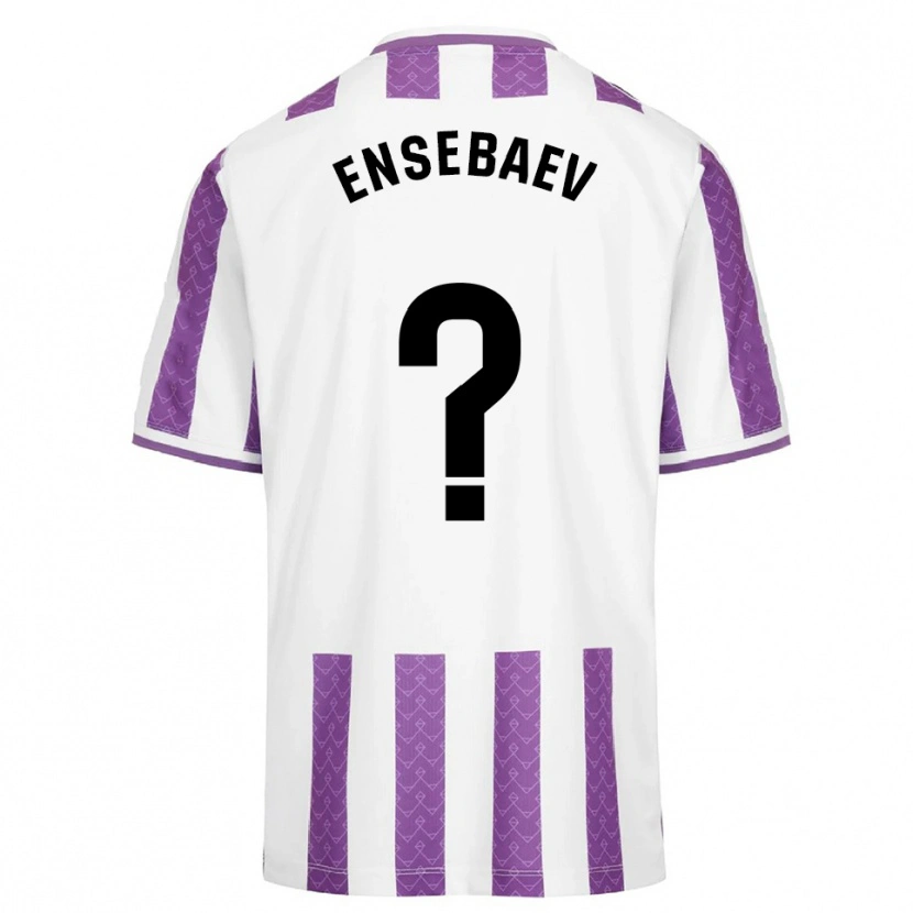 Danxen Damen Mokhammed Ensebaev #0 Lila Weiß Heimtrikot Trikot 2025/26 T-Shirt