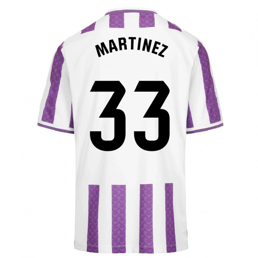 Danxen Damen Jesús Martínez #33 Lila Weiß Heimtrikot Trikot 2025/26 T-Shirt