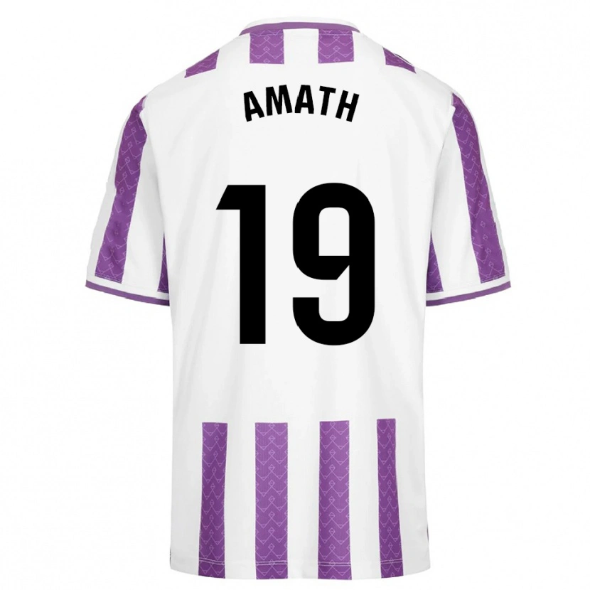 Danxen Damen Amath Ndiaye #19 Lila Weiß Heimtrikot Trikot 2025/26 T-Shirt