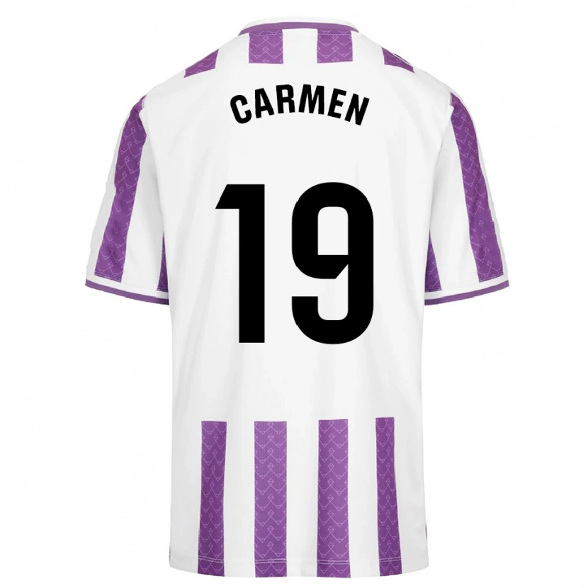 Danxen Damen Carmen García Morquecho #19 Lila Weiß Heimtrikot Trikot 2025/26 T-Shirt