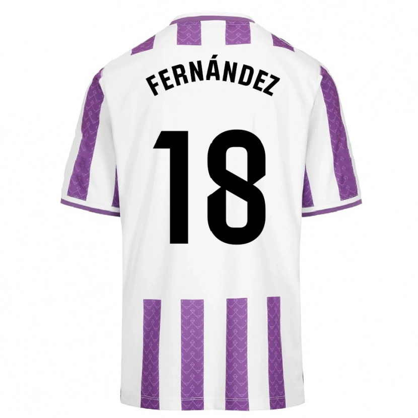Danxen Damen Tommy Fernández #18 Lila Weiß Heimtrikot Trikot 2025/26 T-Shirt